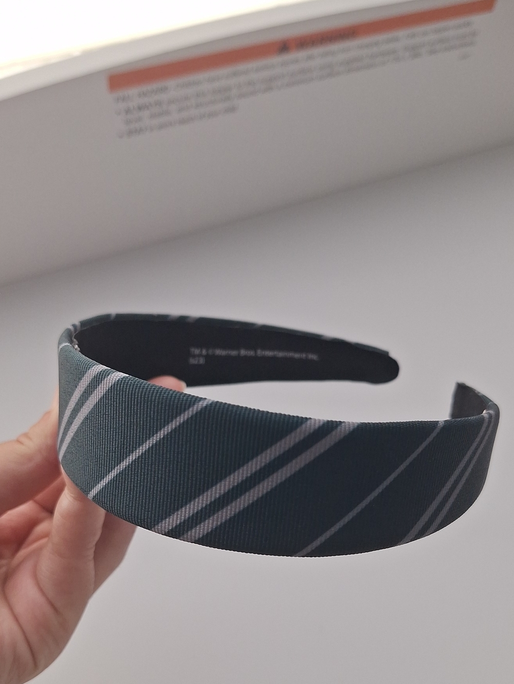 Slytherin Design Striped Dark Green Headband